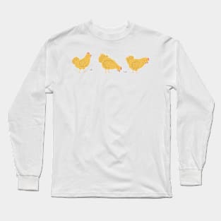 Chickens on a Walk Long Sleeve T-Shirt